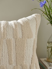 Jasper Conran London White Papercut Tufted Cushion - Image 2 of 5