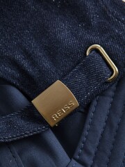 Reiss Blue Nancy Denim Baseball Cap - Image 5 of 5