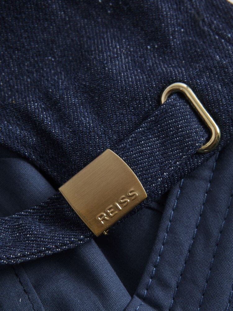 Reiss Blue Nancy Denim Baseball Cap - Image 5 of 5