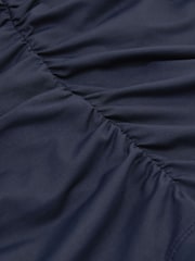 Marinha - Blusa sem mangas Reiss Harri com decote quadrado e franzido - Imagem 6 de 6
