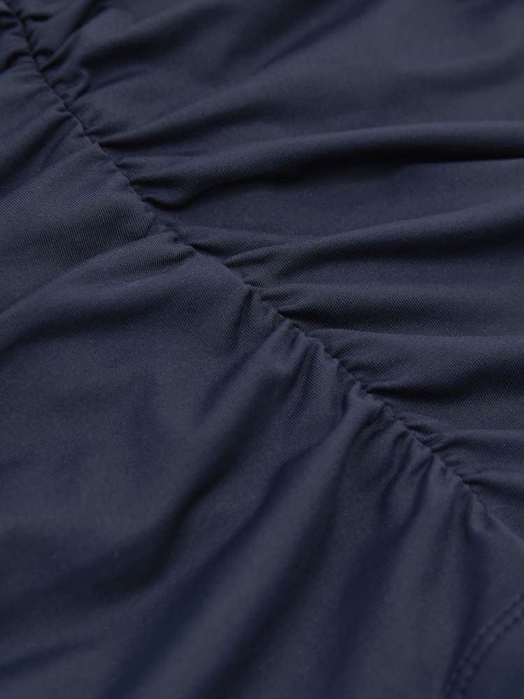 Marinha - Blusa sem mangas Reiss Harri com decote quadrado e franzido - Imagem 6 de 6