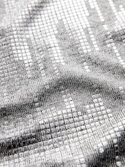 Silver Metalic Scoop Vest - Image 6 of 6