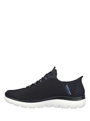 Negro - Zapatillas sin cordones Summits de Skechers para hombre - Imagen 2 de 5