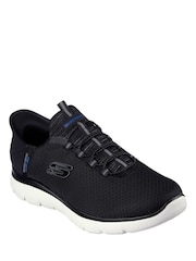 Negro - Zapatillas sin cordones Summits de Skechers para hombre - Imagen 3 de 5