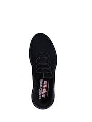 Skechers Black Wide Fit Ultra Flex 3.0 Slip In Trainers - Image 4 of 5