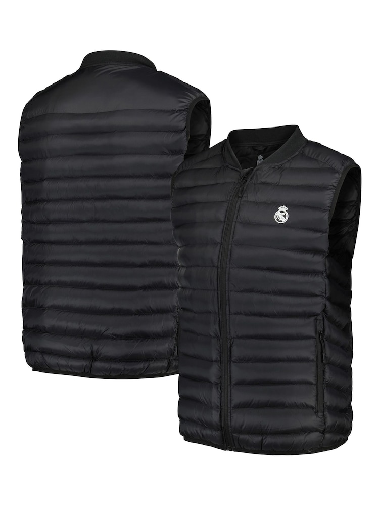 Fanatics Real Madrid Black Gilet - Image 1 of 3 Fanatics Real Madrid Black Gilet - Image 1 of 3
