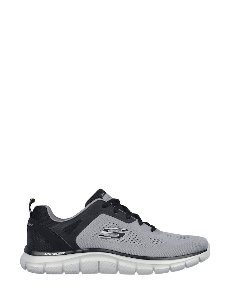 Skechers Grey Mens Track Broader Trainers - Image 1 of 5
