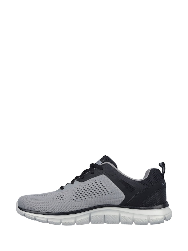 Skechers Grey Mens Track Broader Trainers - Image 2 of 5 Skechers Grey Mens Track Broader Trainers - Image 2 of 5