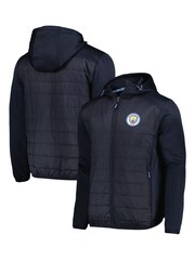 Fanatics Manchester City Hybrid Black Hoodie - Image 1 of 3