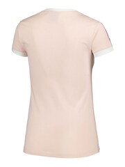 Fanatics Womens Pink 100% Cotton Manchester City Tape T-Shirt - Image 3 of 3