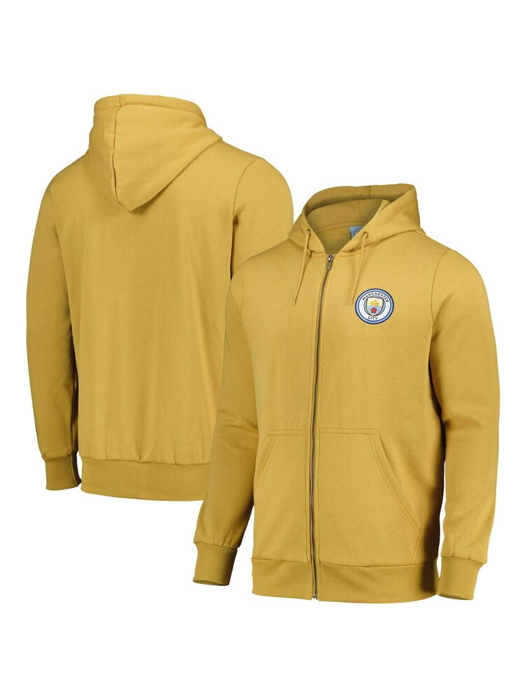 Fanatics Yellow Manchester City Zip Up Hoodie - Image 1 of 3