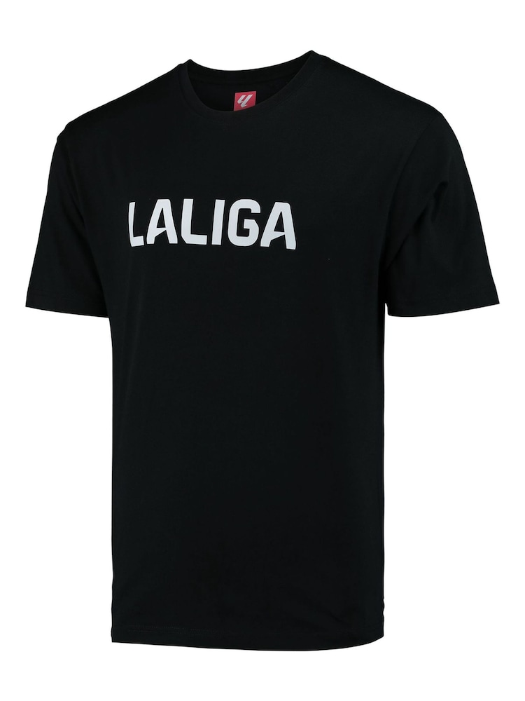 Fanatics Unisex 100% Cotton LALIGA Slogan Black T-Shirt - Image 2 of 3