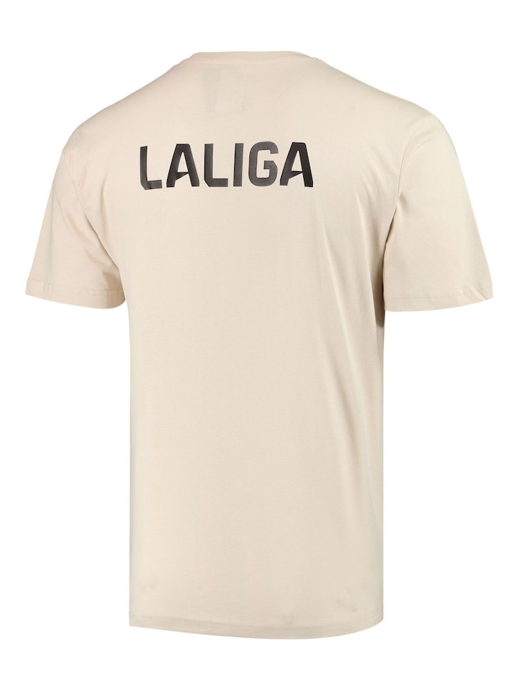 Fanatics Unisex 100% Cotton LALIGA Slogan White T-Shirt - Image 3 of 3