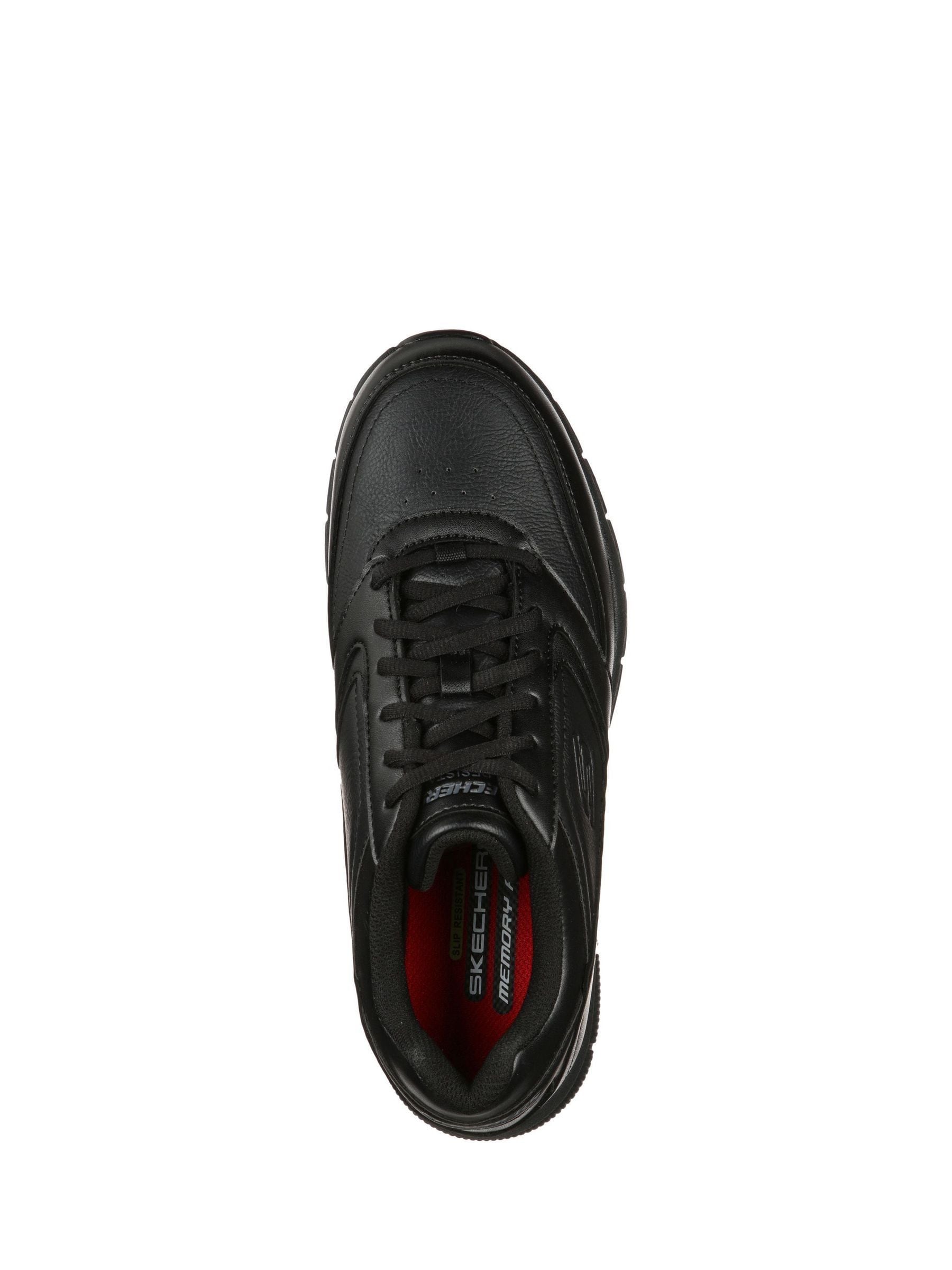 Buy Skechers Black Mens Relaxed Fit Work Trainers from Next USA