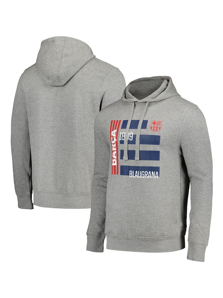 Fanatics Grey Barcelona Graphic Hoodie - Image 1 of 3 Fanatics Grey Barcelona Graphic Hoodie - Image 1 of 3