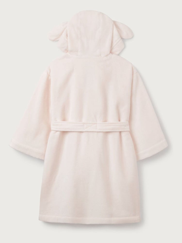 The White Company Pink Heart Bunny Velour 100% Cotton Robe - Image 6 of 6 The White Company Pink Heart Bunny Velour 100% Cotton Robe - Image 6 of 6