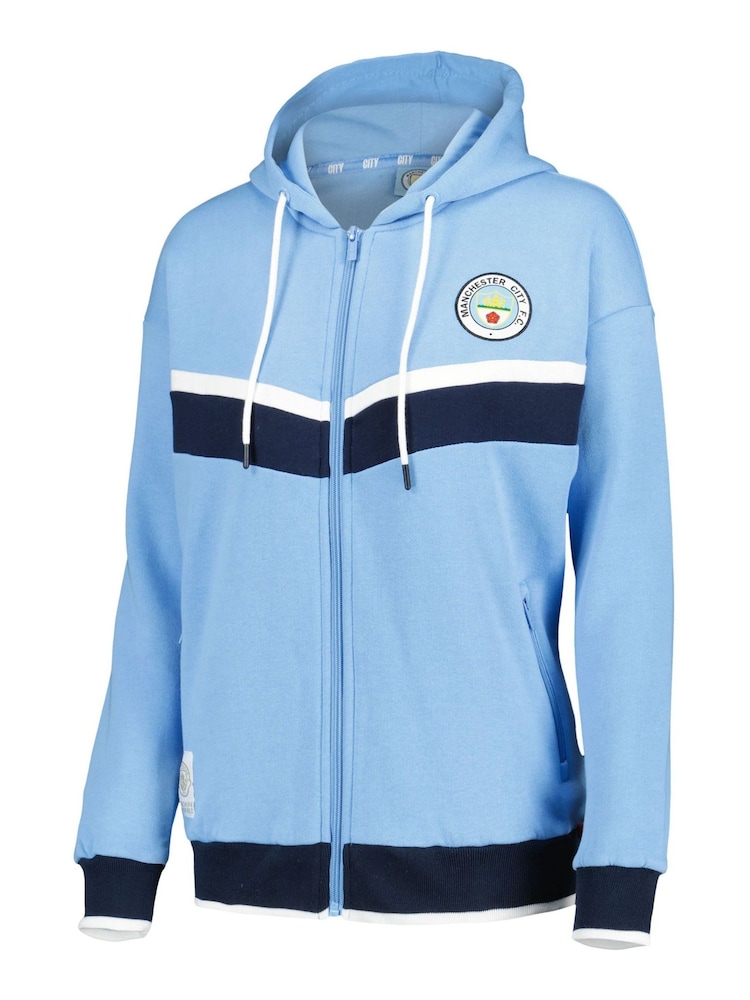Fanatics Blue Manchester City 1992 Archive Jacket Womens - Image 2 of 3