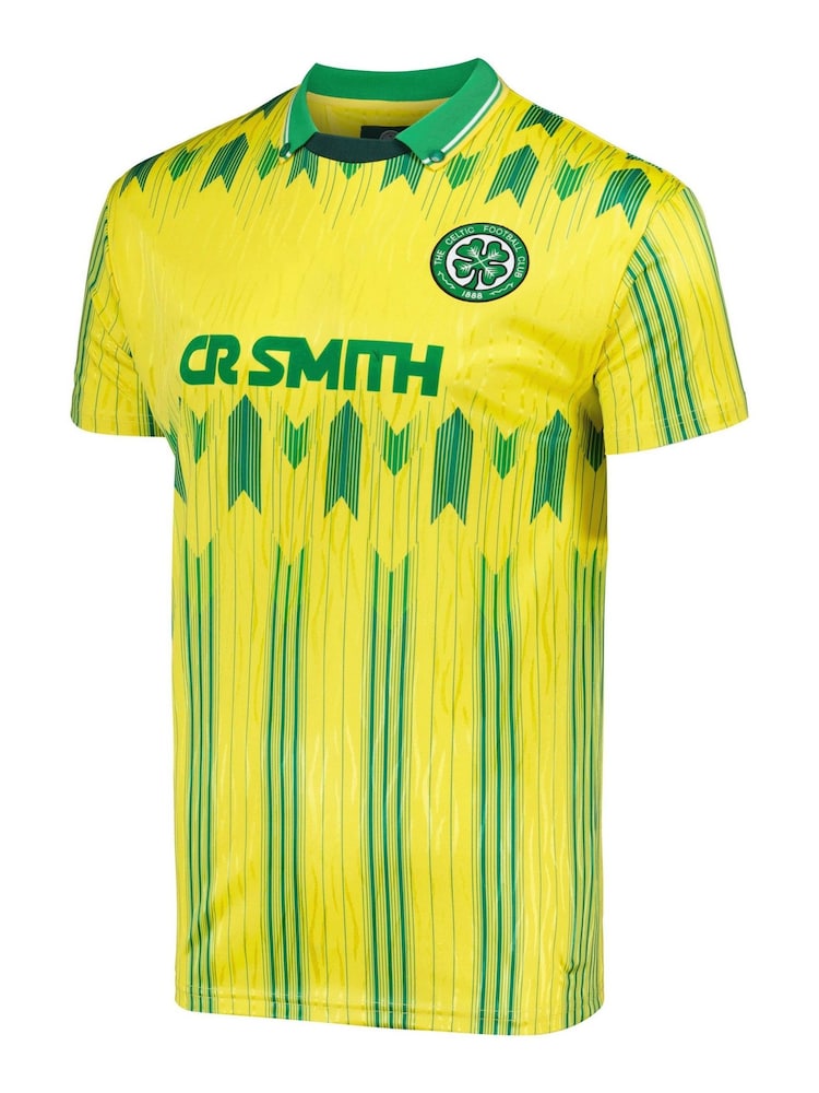 Fanatics Yellow Celtic 1989-91 Away Shirt - Image 2 of 3