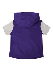 Fanatics Newborn Purple NBA Los Angeles Lakers Bank 100% Cotton Shot Creeper Shorts & T-Shirt Set - Image 3 of 5