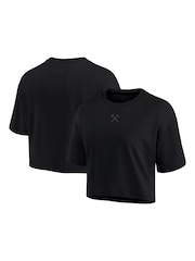 Fanatics Oversized Kadın West Ham United 100% Pamuk Siyah Tişört - Image 1 of 3