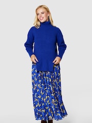 Closet London Blue Roll Neck Jumper - Image 3 of 4