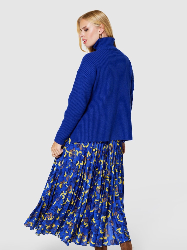 Closet London Blue Roll Neck Jumper - Image 4 of 4