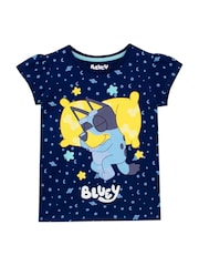 Character Blue Short 100% Cotton Pyjamas - Image 2 of 9