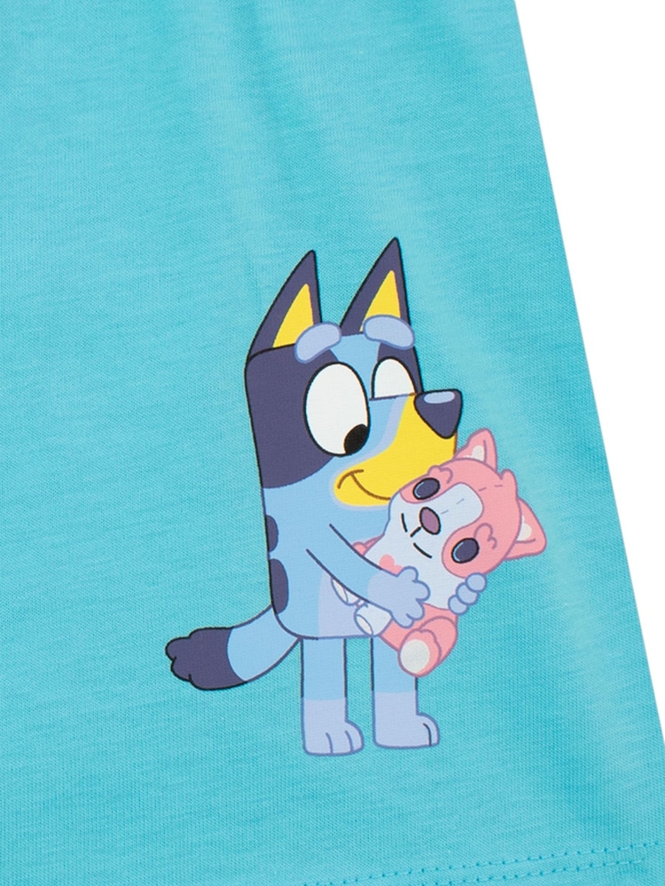 Character Blue Short 100% Cotton Pyjamas - Image 5 of 9