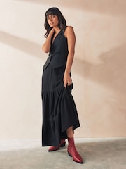 Red Premium Leather Ankle Western Cowboy Boots - Image 9 of 11