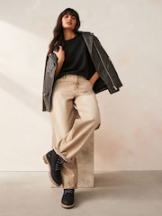 Black Extra Wide Fit Forever Comfort® Casual Lace-Up Ankle Boots - Image 2 of 7