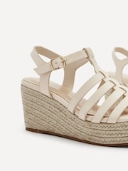 Linzi Nude Gemini Gladiator Heeled Sandals - Image 4 of 5
