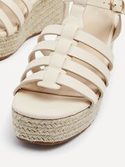 Linzi Nude Gemini Gladiator Heeled Sandals - Image 5 of 5