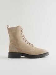 لون محايد - بوت جلد برباط من Forever Comfort® - صورة 4 من 8