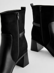 Black Forever Comfort® Buckle Ankle Boots - Image 6 of 8