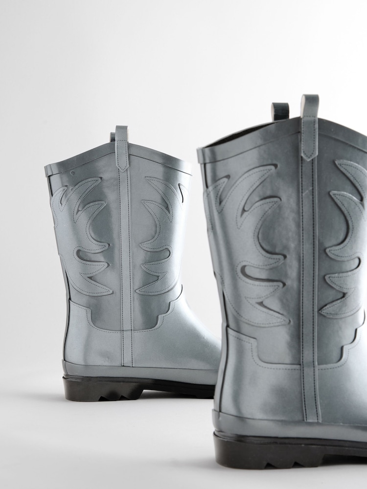 Metallic Western Wellies - Image 7 of 7
