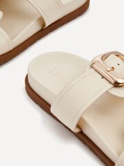Linzi Natural Denver Double Buckle Sliders - Image 5 of 5