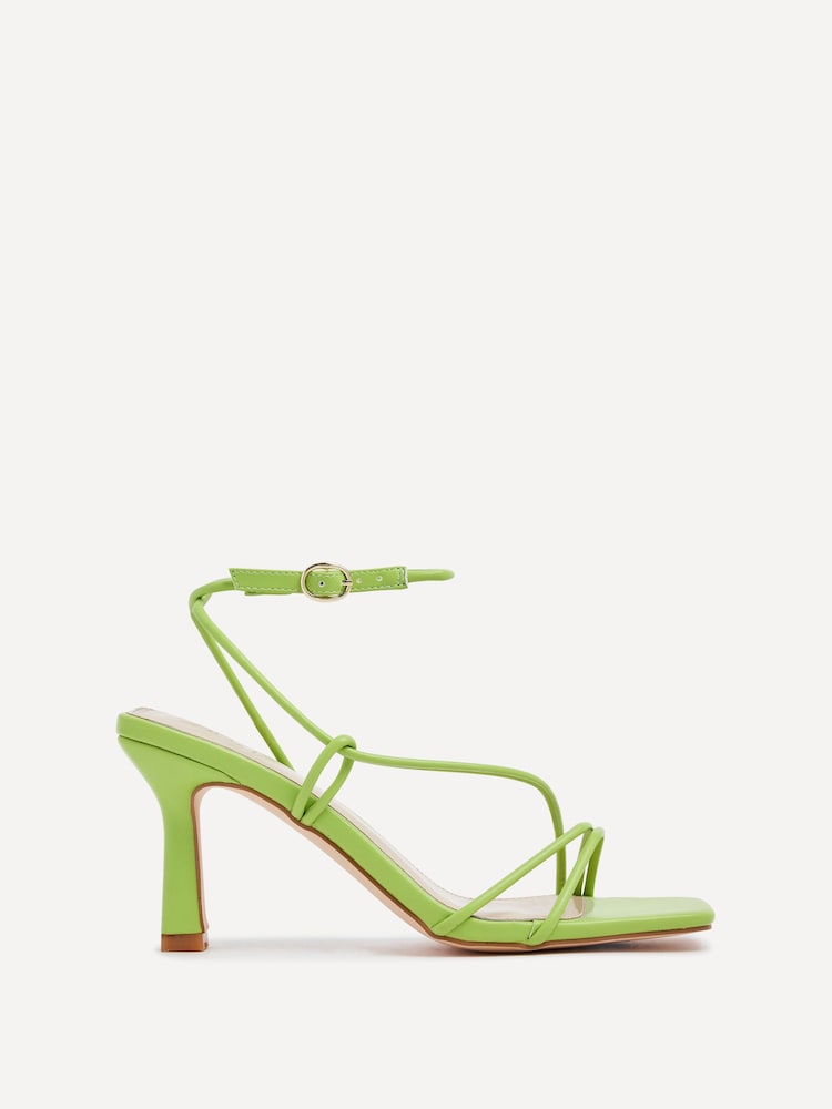 Linzi Green Vesper Strappy Square Base Heeled Sandals - Image 2 of 5