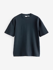 Navy/White/Stone 3 Pack Relaxed Fit Ottoman Texture T-Shirt - Image 10 of 14
