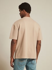 Navy/White/Stone 3 Pack Relaxed Fit Ottoman Texture T-Shirt - Image 8 of 14