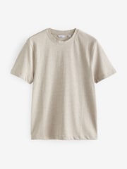 Noir/marron/neutre clair - Coupe ample - Lot de 3 t-shirts épais - Image 11 de 13