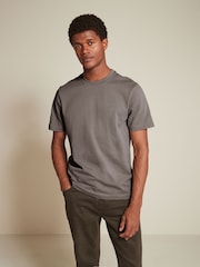 Noir/marron/neutre clair - Coupe ample - Lot de 3 t-shirts épais - Image 4 de 13