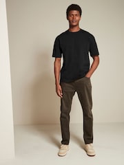 Noir/marron/neutre clair - Coupe ample - Lot de 3 t-shirts épais - Image 6 de 13