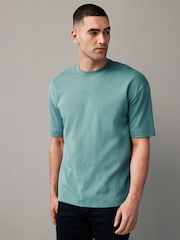 Vert - Coupe ample - T-shirt épais - Image 4 de 8