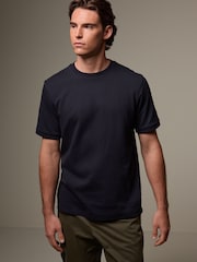 Black Textured T-Shirt - Image 3 of 8
