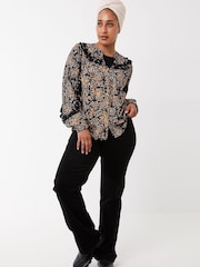FatFace Black Sudley Winter Garden Blouse - Image 1 of 4