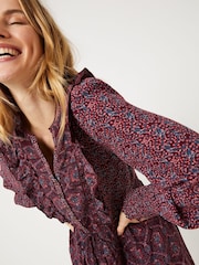 FatFace Purple Porth Imperial Vine Dress - Image 3 of 4
