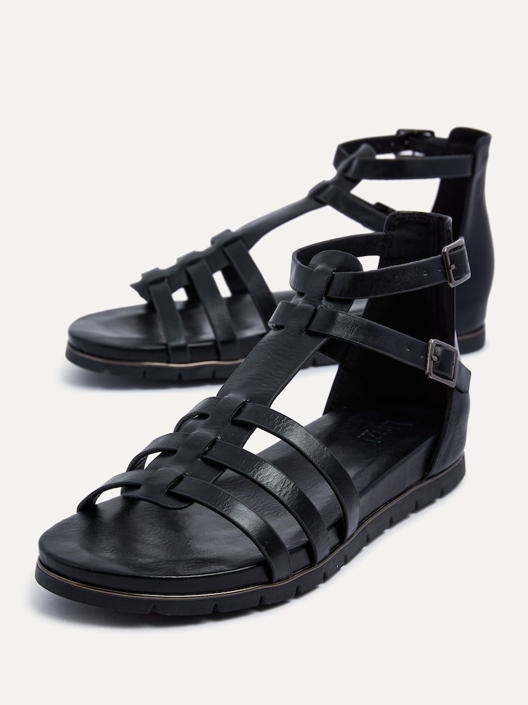 Negro - Sandalias estilo gladiador con talón cerrado Tour de Linzi - Imagen 5 de 5 Negro - Sandalias estilo gladiador con talón cerrado Tour de Linzi - Imagen 5 de 5