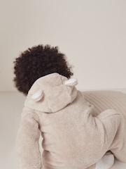 The White Company Pebble Fleece Romper - Image 2 of 5