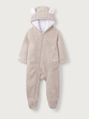 The White Company Pebble Fleece Romper - Image 5 of 5