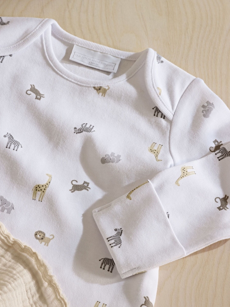 The White Company 100% Cotton Safari Suitcase White Gift Set - Image 2 of 2